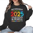 Retirement Class Of 2025 Teacher Countdown Loading Teacher Women Crewneck Sweatshirt, trending gift