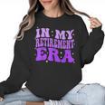 In My Retirement Era Groovy Retired Teacher 2025 Women Women Crewneck Sweatshirt, Groovy Teacher Gifts, trending gift In My Retirement Era Groovy Retired Teacher 2025 Women Women Crewneck Sweatshirt, Groovy Teacher Gifts, trending gift