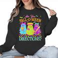 Retro Are You Falloween Direction Teacher Spooky Halloween Women Crewneck Sweatshirt, trending gift Retro Are You Falloween Direction Teacher Spooky Halloween Women Crewneck Sweatshirt, trending gift