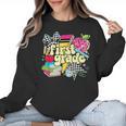 Retro First Grade Teacher Disco Ball Coquette Back To School Women Crewneck Sweatshirt, First Grade Teacher Gifts, trending gift