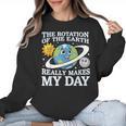 Rotation Of Earth Science Teacher Earth Day Men Women Women Crewneck Sweatshirt, Science Teacher Gifts, trending gift Rotation Of Earth Science Teacher Earth Day Men Women Women Crewneck Sweatshirt, Science Teacher Gifts, trending gift
