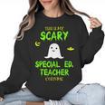 Scary Special Education Ed Teacher Costume Halloween Easy Women Crewneck Sweatshirt, trending gift Scary Special Education Ed Teacher Costume Halloween Easy Women Crewneck Sweatshirt, trending gift