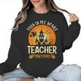 This Is My Scary Teacher Costume Halloween Women Crewneck Sweatshirt, trending gift This Is My Scary Teacher Costume Halloween Women Crewneck Sweatshirt, trending gift