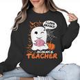 Science Teacher Cute Ghost Halloween Teacher Men Women Women Crewneck Sweatshirt, Science Teacher Gifts, trending gift Science Teacher Cute Ghost Halloween Teacher Men Women Women Crewneck Sweatshirt, Science Teacher Gifts, trending gift