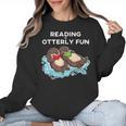 Sea Otter Book Reading Shirt For Bookworm Teachers Women Crewneck Sweatshirt, trending gift