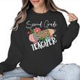 Second Grade Teacher Leopard Pencil 2nd Grade Women Teacher Women Crewneck Sweatshirt, 2nd Grade Teacher Gifts, trending gift Second Grade Teacher Leopard Pencil 2nd Grade Women Teacher Women Crewneck Sweatshirt, 2nd Grade Teacher Gifts, trending gift