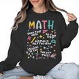 Show Your Work Math Teacher First Day Back To School Women Crewneck Sweatshirt, trending gift