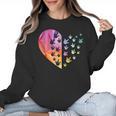 Sign Language Heart ASL For Deaf Teacher Women Crewneck Sweatshirt, trending gift Sign Language Heart ASL For Deaf Teacher Women Crewneck Sweatshirt, trending gift