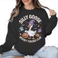 Silly Goose Spooky Teacher Club Halloween Witch Ghost Women Crewneck Sweatshirt, trending gift Silly Goose Spooky Teacher Club Halloween Witch Ghost Women Crewneck Sweatshirt, trending gift