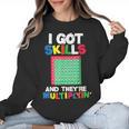I Got Skills They'Re Multiplying Shirt Math Teacher Women Crewneck Sweatshirt, trending gift