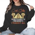 Social Studies Teacher World History Teacher Men Women Women Crewneck Sweatshirt, History Teacher Gifts, trending gift