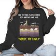 Sorry My Fault Earthquake Tectonic Plate Science Teacher Pun Women Crewneck Sweatshirt, Science Teacher Gifts, trending gift