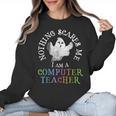 This Is My Spooky COMPUTER TEACHER Costume Don't Scare Me Women Crewneck Sweatshirt, trending gift