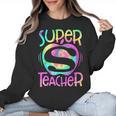 Super Teacher Back To School Apple Tie Dye First Day Women Crewneck Sweatshirt, Super Teacher Gifts, trending gift Super Teacher Back To School Apple Tie Dye First Day Women Crewneck Sweatshirt, Super Teacher Gifts, trending gift