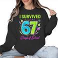 I Survived 67 Days Of School 67 Meme Science Teacher Women Crewneck Sweatshirt, Science Teacher Gifts, trending gift I Survived 67 Days Of School 67 Meme Science Teacher Women Crewneck Sweatshirt, Science Teacher Gifts, trending gift