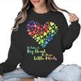 It Takes A Big Heart To Shape Little Minds Teacher Student Men Women Kids Women Crewneck Sweatshirt, trending gift