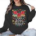 I Teach The Cutest Apples In The Orchard Cute Fall Teacher Women Crewneck Sweatshirt, trending gift I Teach The Cutest Apples In The Orchard Cute Fall Teacher Women Crewneck Sweatshirt, trending gift