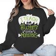 I Teach The Cutest Little Monsters Halloween Teacher Spooky Women Crewneck Sweatshirt, trending gift I Teach The Cutest Little Monsters Halloween Teacher Spooky Women Crewneck Sweatshirt, trending gift