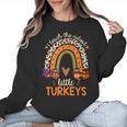I Teach The Cutest Little Turkeys Thanksgiving Teacher Men Women Girls Kids Women Crewneck Sweatshirt, trending gift I Teach The Cutest Little Turkeys Thanksgiving Teacher Men Women Girls Kids Women Crewneck Sweatshirt, trending gift