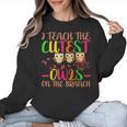 I Teach The Cutest Owls Christmas Or Teachers Day Women Crewneck Sweatshirt, trending gift I Teach The Cutest Owls Christmas Or Teachers Day Women Crewneck Sweatshirt, trending gift