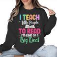 I Teach Little People To Read Reading Teacher For Men Women Girls Kids Women Crewneck Sweatshirt, trending gift I Teach Little People To Read Reading Teacher For Men Women Girls Kids Women Crewneck Sweatshirt, trending gift