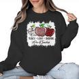 Teach Love Inspire Pre-k Teacher Apple Leopard Red Plain Women Crewneck Sweatshirt, trending gift Teach Love Inspire Pre-k Teacher Apple Leopard Red Plain Women Crewneck Sweatshirt, trending gift
