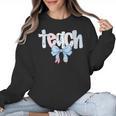 Teach Teacher Coquette Bow Pencil Back To School First Day Women Crewneck Sweatshirt, trending gift Teach Teacher Coquette Bow Pencil Back To School First Day Women Crewneck Sweatshirt, trending gift