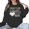 Teacher Aide Appreciation Cute Heart Tee For Women Women Crewneck Sweatshirt, trending gift Teacher Aide Appreciation Cute Heart Tee For Women Women Crewneck Sweatshirt, trending gift