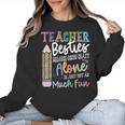 Teacher Besties Because Going Crazy Alone Is Not As Much Fun Women Crewneck Sweatshirt, trending gift Teacher Besties Because Going Crazy Alone Is Not As Much Fun Women Crewneck Sweatshirt, trending gift