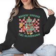 Teacher Christmas Rockin' Around The Classroom Men Women Kids Women Crewneck Sweatshirt, trending gift