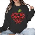 Teacher Day T Shirt Appreciation Day Apple Teach Learn Women Crewneck Sweatshirt, trending gift
