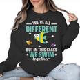 Teacher We All Different But In This Class We Swim Together Women Crewneck Sweatshirt, trending gift