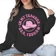 In My Teacher Era Yeehaw Pink Teacher Western Cowgirl Women Crewneck Sweatshirt, trending gift In My Teacher Era Yeehaw Pink Teacher Western Cowgirl Women Crewneck Sweatshirt, trending gift