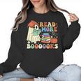 Teacher Halloween Cute Booooks Ghost Read More Books Women Crewneck Sweatshirt, trending gift Teacher Halloween Cute Booooks Ghost Read More Books Women Crewneck Sweatshirt, trending gift