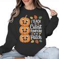Teacher Halloween Tshirts I Teach The Cutest Pumpkins Women Crewneck Sweatshirt, trending gift Teacher Halloween Tshirts I Teach The Cutest Pumpkins Women Crewneck Sweatshirt, trending gift