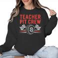 Teacher Pit Crew Race Car Driver Costume Men Women Kids Women Crewneck Sweatshirt, trending gift