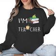 Teacher Puns I'm Tea-Cher Tea Lover Fun Teacher For Men Women Women Crewneck Sweatshirt, trending gift