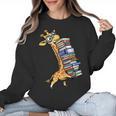Teacher Shirt Giraffe Holding Books Bookworm Librarian Women Crewneck Sweatshirt, trending gift Teacher Shirt Giraffe Holding Books Bookworm Librarian Women Crewneck Sweatshirt, trending gift
