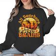 Teacher All Teachers Love Brains Halloween Party Women Crewneck Sweatshirt, trending gift Teacher All Teachers Love Brains Halloween Party Women Crewneck Sweatshirt, trending gift