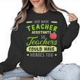 Teacher Teaching Assistant Aide Hero Women Crewneck Sweatshirt, trending gift Teacher Teaching Assistant Aide Hero Women Crewneck Sweatshirt, trending gift