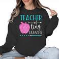 Teacher Of Tiny Humans Preschool Pre K Kindergarten Teacher Women Crewneck Sweatshirt, trending gift Teacher Of Tiny Humans Preschool Pre K Kindergarten Teacher Women Crewneck Sweatshirt, trending gift