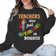 Teachers Are Superheroes Graduation School Teachers Women Crewneck Sweatshirt, trending gift