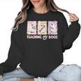 Teaching Is My Boos Teacher Ghost Halloween Women Girls Women Crewneck Sweatshirt, trending gift