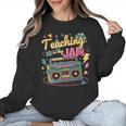 Teaching Is My Jam Groovy Retro Teacher Back To School Women Crewneck Sweatshirt, Groovy Teacher Gifts, trending gift Teaching Is My Jam Groovy Retro Teacher Back To School Women Crewneck Sweatshirt, Groovy Teacher Gifts, trending gift