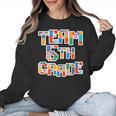 Team 5th Grade Building Blocks Bricks Theme Teacher Team For Men Women Kids Women Crewneck Sweatshirt, trending gift Team 5th Grade Building Blocks Bricks Theme Teacher Team For Men Women Kids Women Crewneck Sweatshirt, trending gift