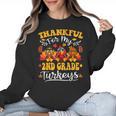 Thankful For My 2nd Grade Turkeys Thanksgiving Teacher Fall Women Crewneck Sweatshirt, 2nd Grade Teacher Gifts, trending gift Thankful For My 2nd Grade Turkeys Thanksgiving Teacher Fall Women Crewneck Sweatshirt, 2nd Grade Teacher Gifts, trending gift