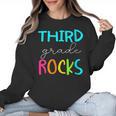 Third Grade Rocks Shirt Team 3rd Grade Teacher Women Crewneck Sweatshirt, trending gift Third Grade Rocks Shirt Team 3rd Grade Teacher Women Crewneck Sweatshirt, trending gift
