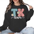 TK Team Back To School Teachers Students Team TK Women Crewneck Sweatshirt, trending gift TK Team Back To School Teachers Students Team TK Women Crewneck Sweatshirt, trending gift