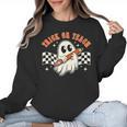 Trick Or Teach Groovy Retro Ghost Halloween Teacher Kids Women Crewneck Sweatshirt, Groovy Teacher Gifts, trending gift Trick Or Teach Groovy Retro Ghost Halloween Teacher Kids Women Crewneck Sweatshirt, Groovy Teacher Gifts, trending gift