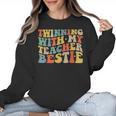 Twin Day Friends Teacher Twinning With My Bestie Matching Women Crewneck Sweatshirt, Friend Gifts, trending gift Twin Day Friends Teacher Twinning With My Bestie Matching Women Crewneck Sweatshirt, Friend Gifts, trending gift